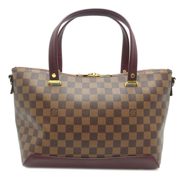 Louis Vuitton Hyde Park Handbag Damier Ebene Fuchsia - Picture 2 of 6